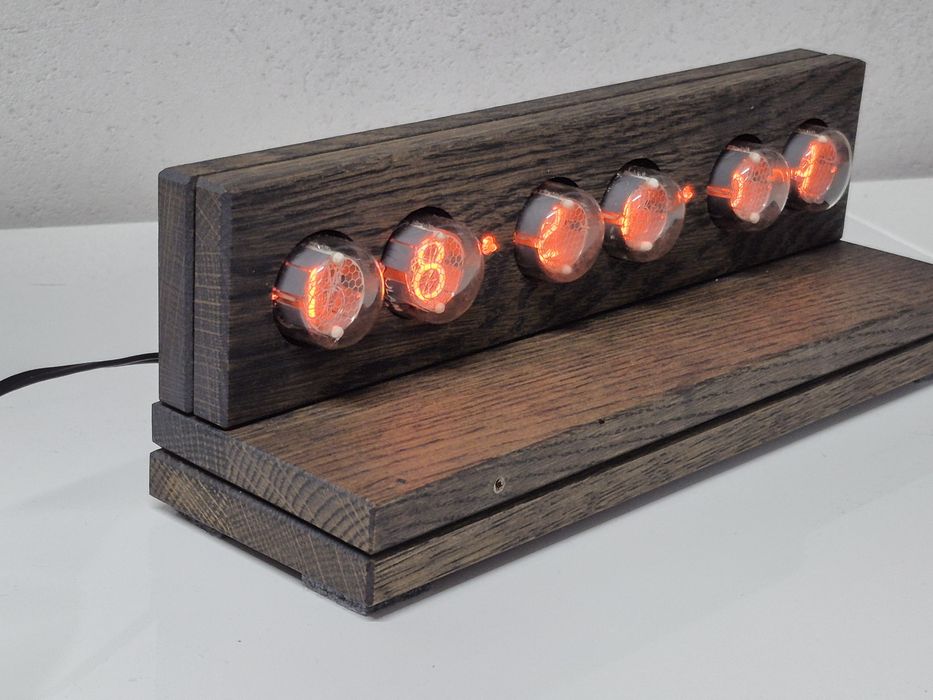 Zegar nixie 6x lc513 dolam z pilotem