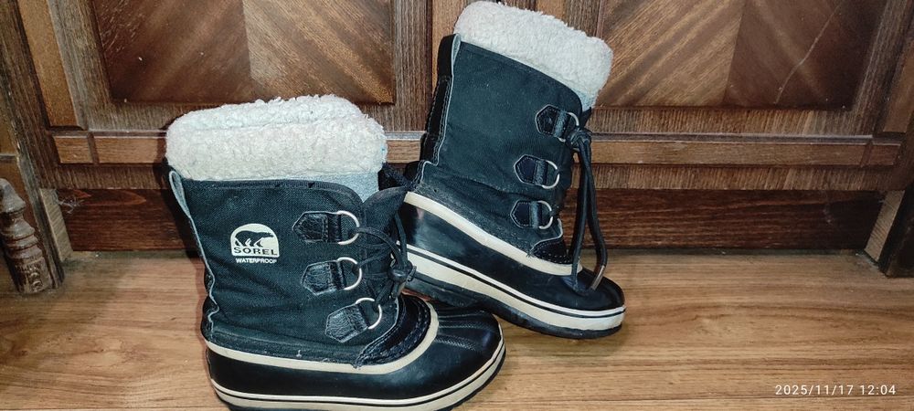Сапоги черевики Sorel зима 33 р дитячі