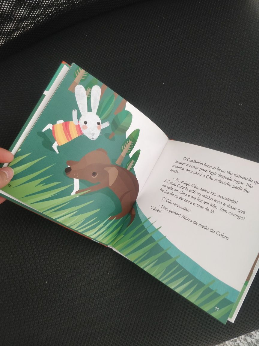 Livro infantil " o coelhinho branco"