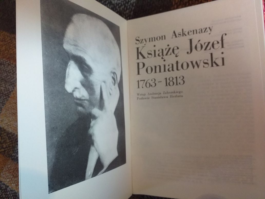 Szymon Askenazy Ks.Józef Poniatowski PIW 1974