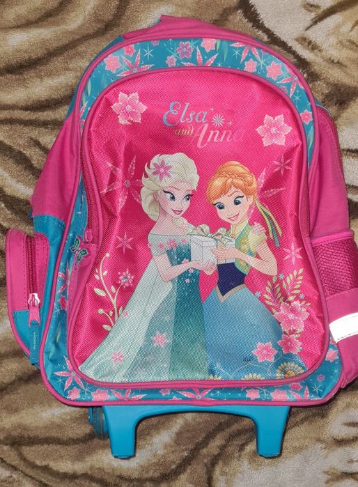 Дитяча сумка на колесах "Ельза і  Анна" Frozen