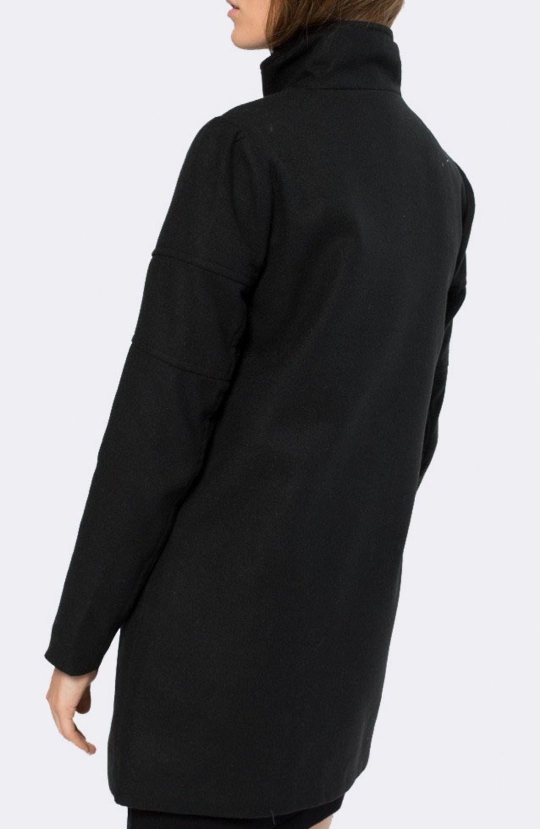 Женское драповое пальто, размер S
