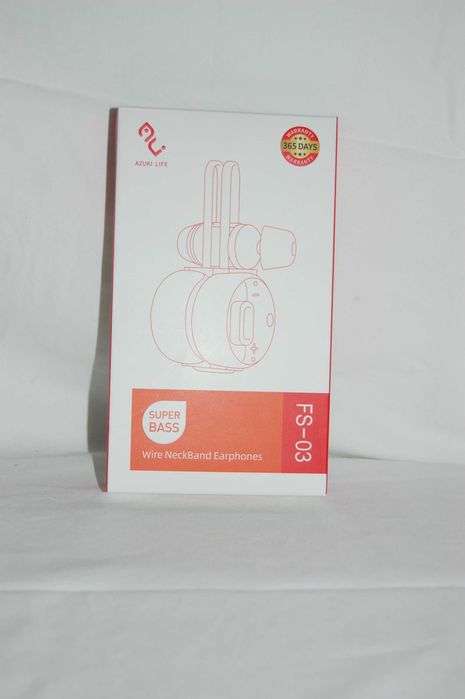 AzukiLife bezprzewodowe sportowe słuchawki Bluetooth z opaską na szyję