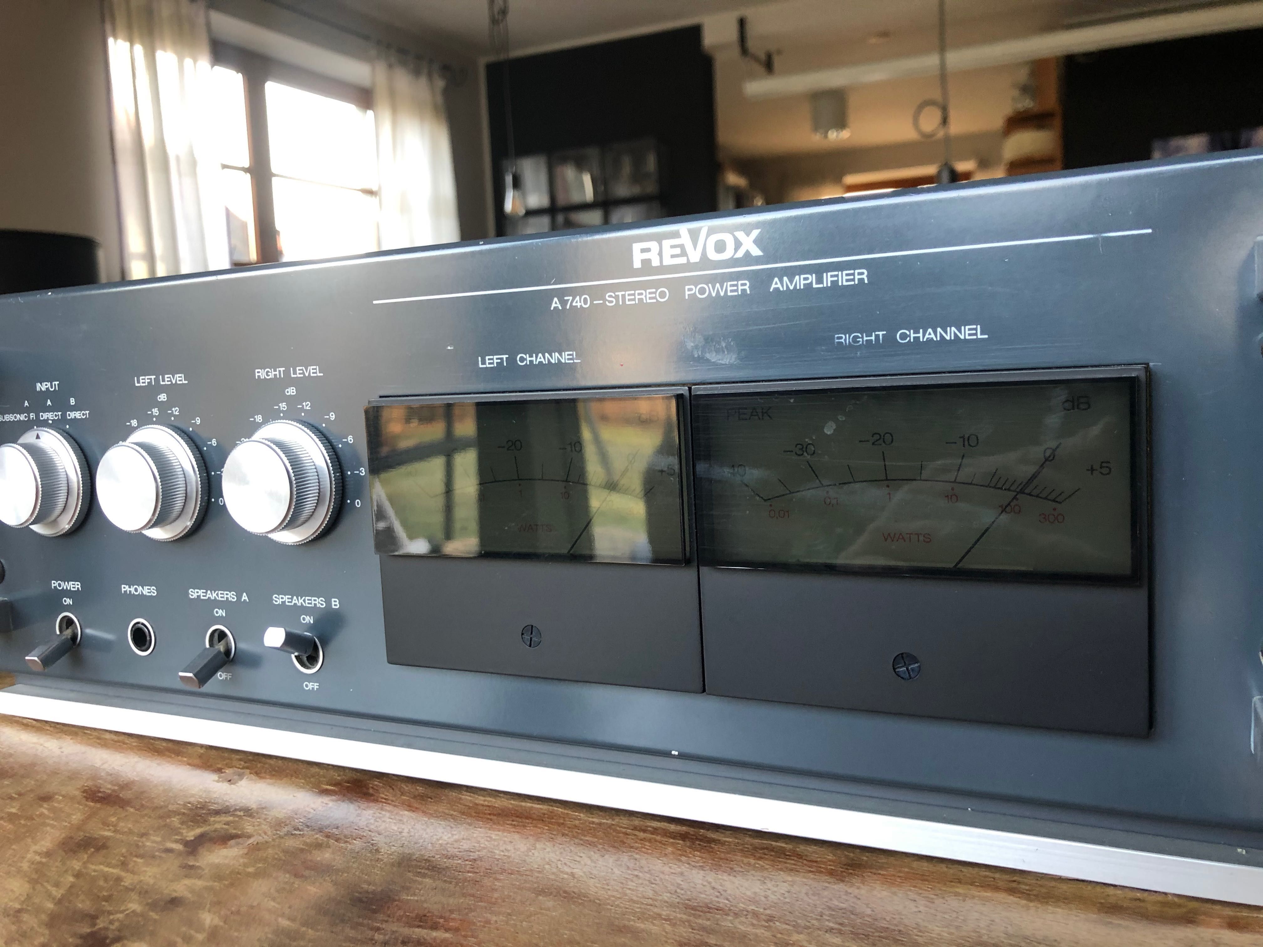 Revox A740 z preamp'em B739 absolutny unikat perfekcyjny!