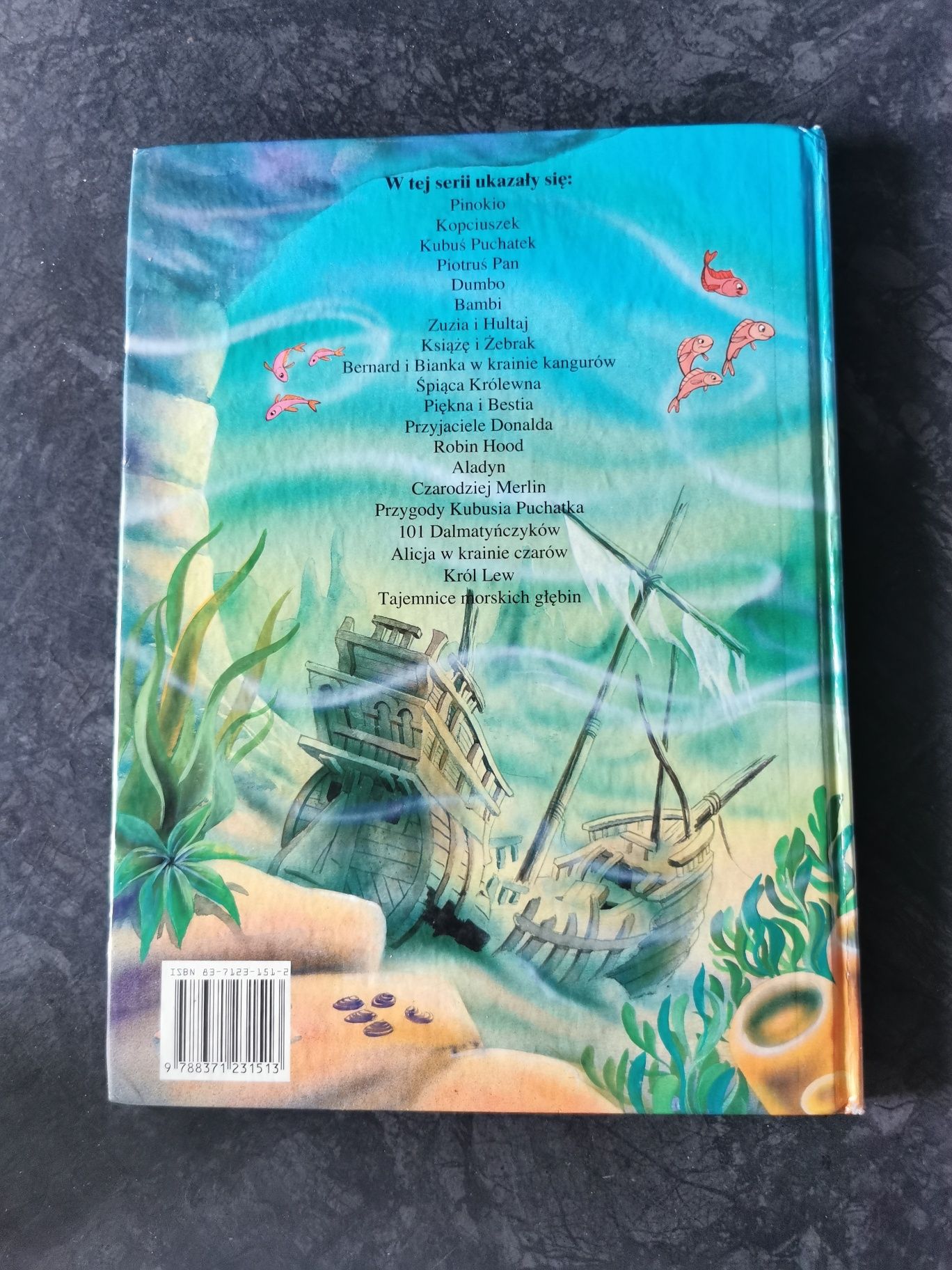 Książka tajemnice morskich głębin Walt Disney Egmont 1995
