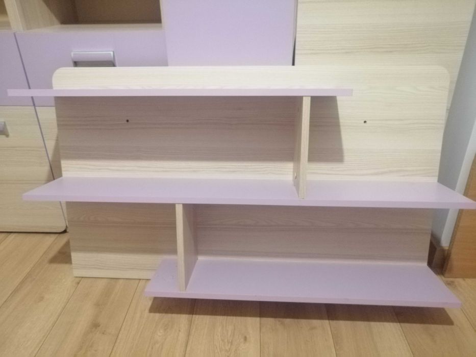 LORENTO zestaw mebli dla dziecka; szafa, dwa słupki i półka KPL