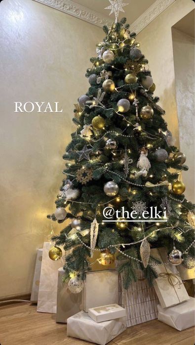 Штучна ялинка лита та пвх- Густі гілки, топ якість, різні розміри