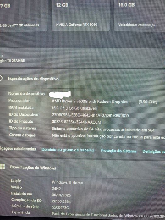 Computador Gaming Lenovo Legion