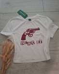Nowy krótki t-shirt bluzka jak top Shein