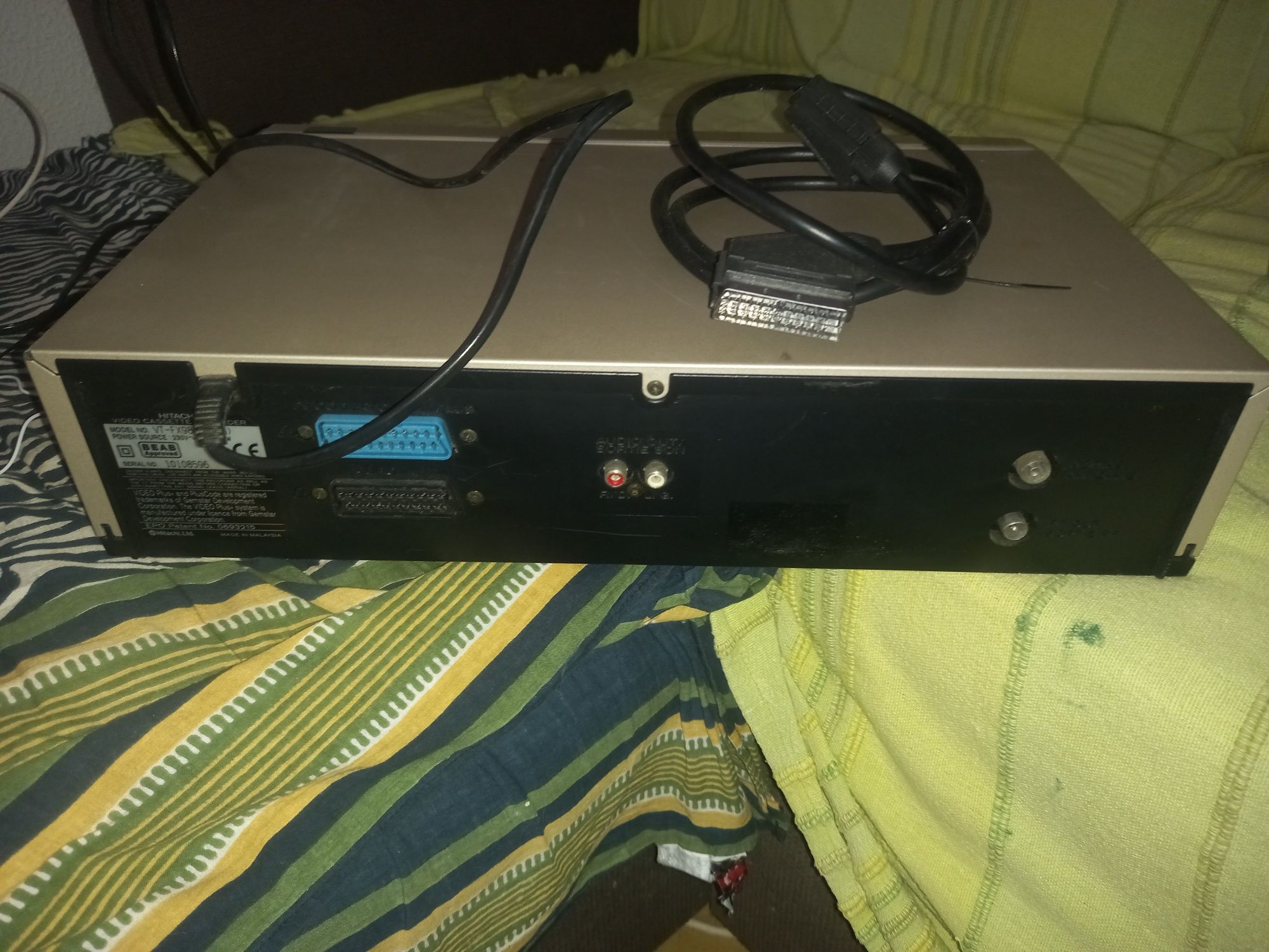 Leitor de Vídeo Vhs Hitachi