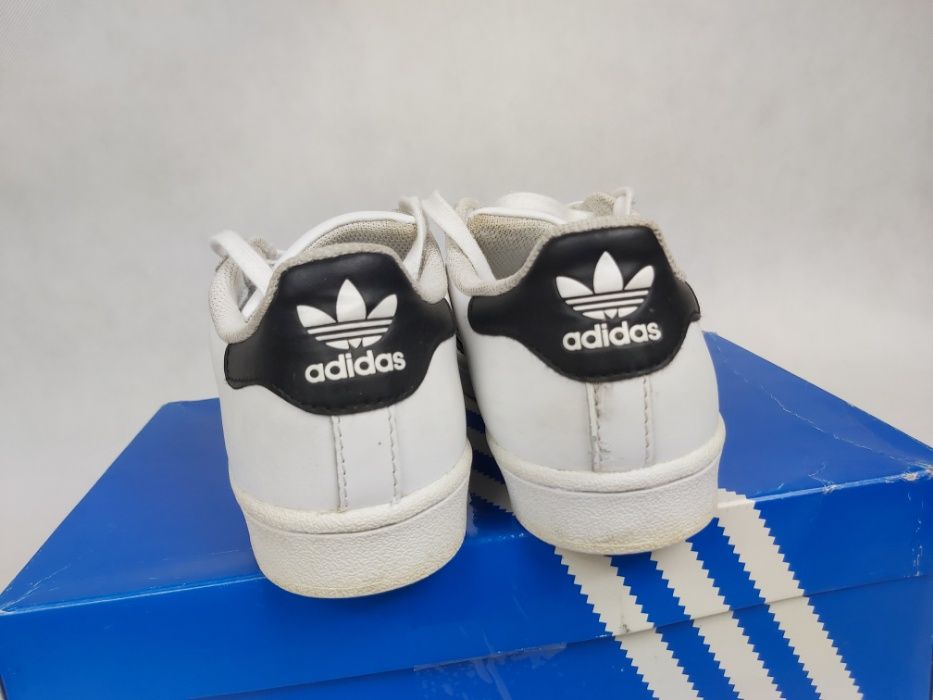 Sneakersy ADIDAS superstar białe czarne 38 uk5 trampki tenisówki