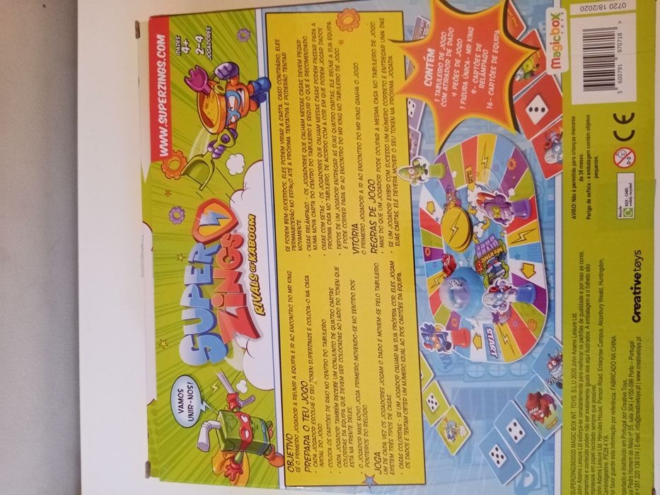 Jogo super zing, juntos pela vitória