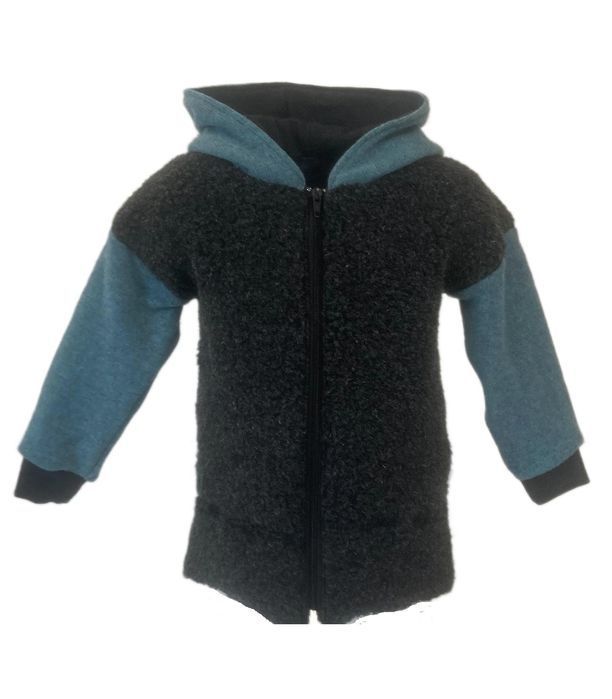 Kurtka 98 cm wełniana 100% wełna baranek merino wool