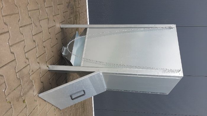 kosz zbiornik na pellety duża pojemność pellets pelety 330 litrów