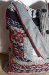 Saco tiracolo em lã e jeans