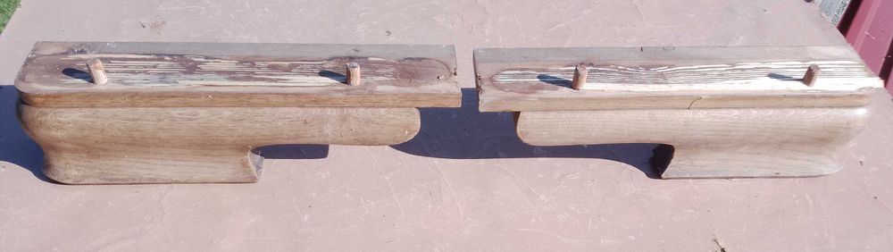 Nogi do starej szafy - kredensu większe