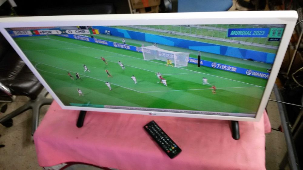 tv led lg smart 32ln577s 32 polg. linha prof.farmacia. branco