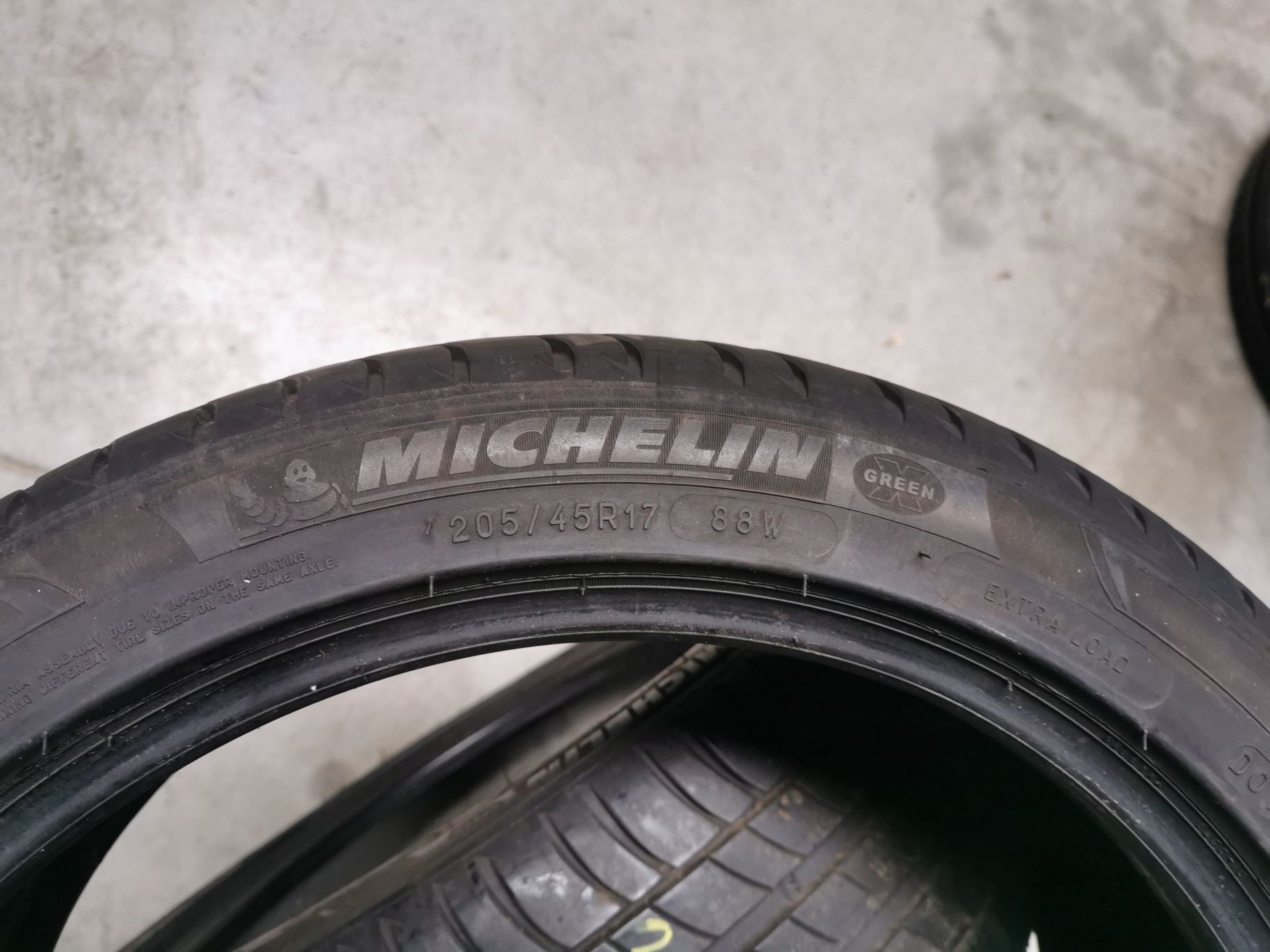 Opony letnie 205/45r17 Michelin Primacy 3