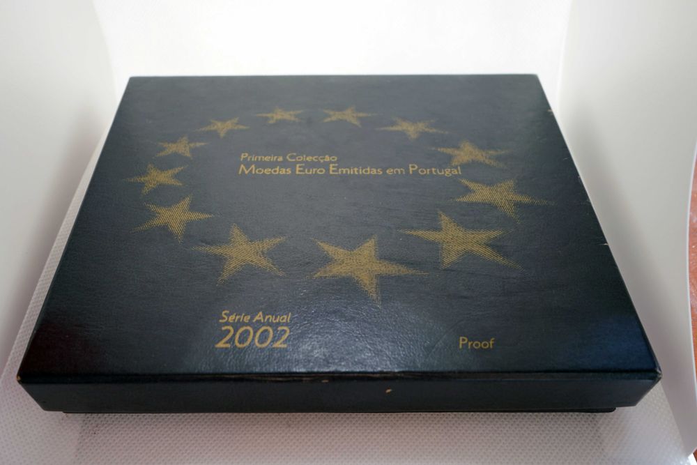 3 Moedas Portugal em Proof - 2002 - quantidade feita 15000ex