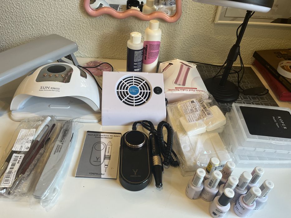 vendo kit de unha usado uma vez