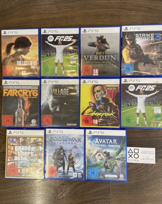 Комплект! Игры для Playstation 5 (PS5). FIFA 25, FC25, Ragnarok.