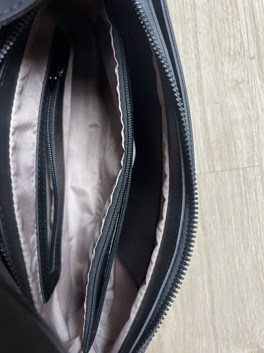 Сумка багет, чорна