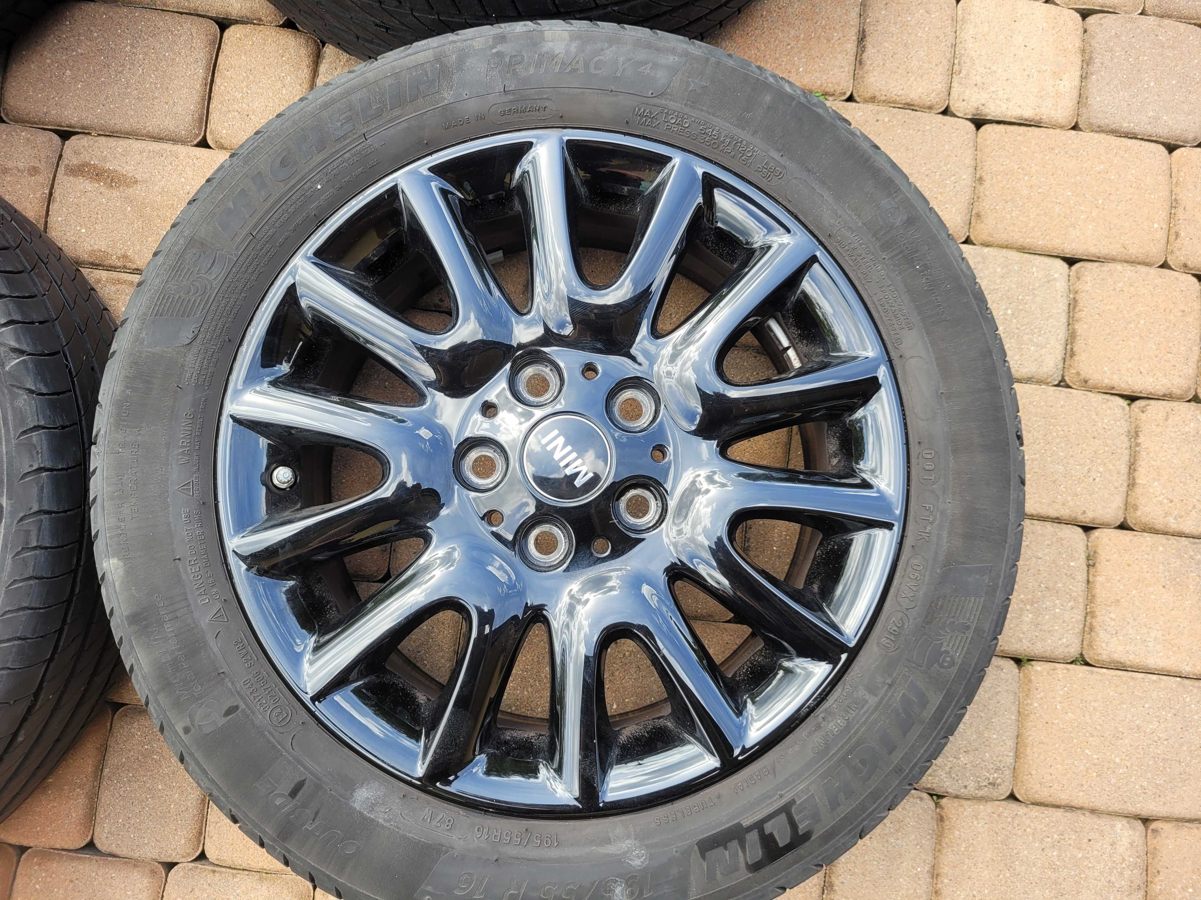 Alufelgi mini cooper 16"  z oponami Michelin