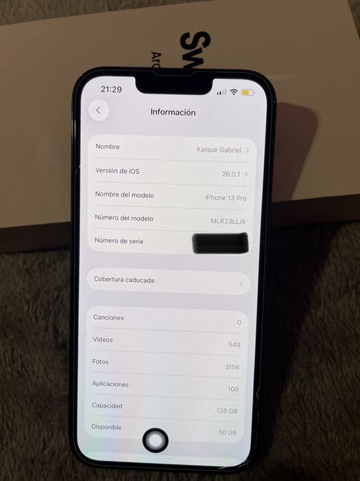iPhone 13 Pro 128GB — ótimo estado + garantia até 12/2026