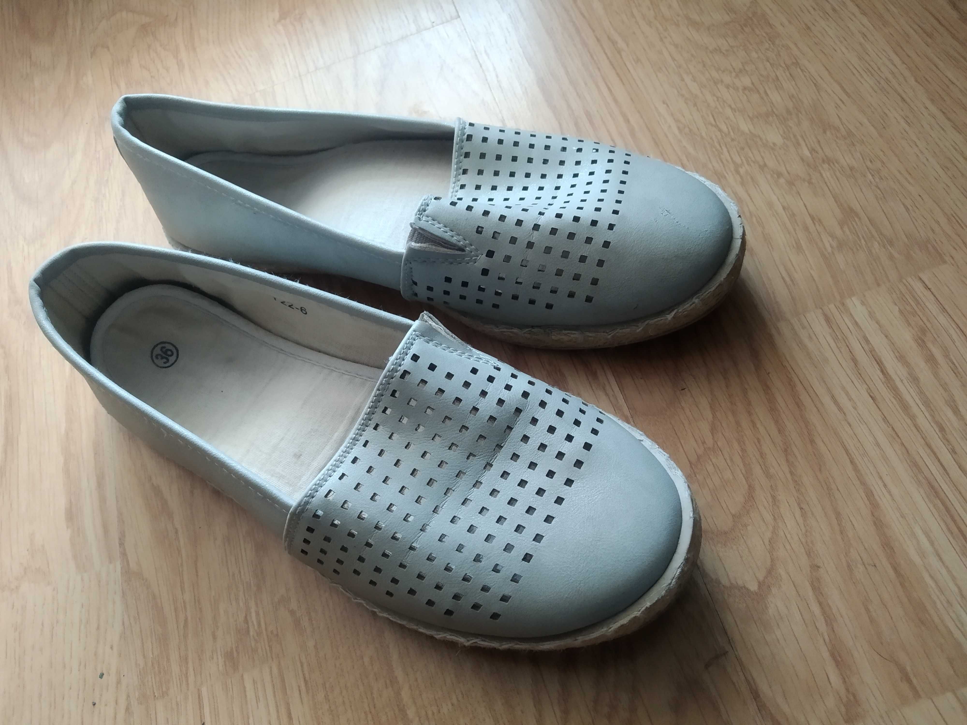 balerinki/espadryle 36/ 23 cm wkladka