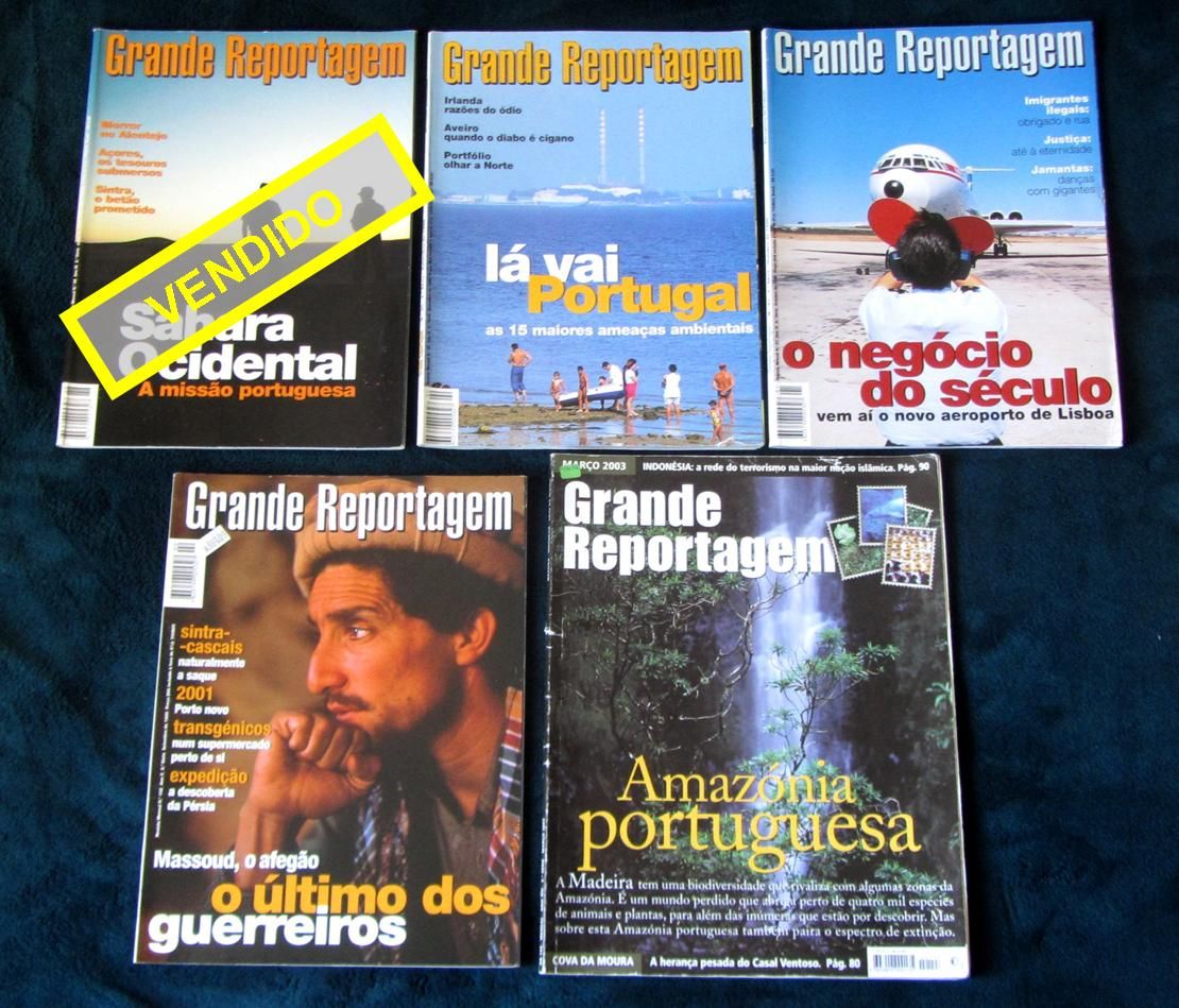 Revistas GRANDE REPORTAGEM (de 1998 a 2003)