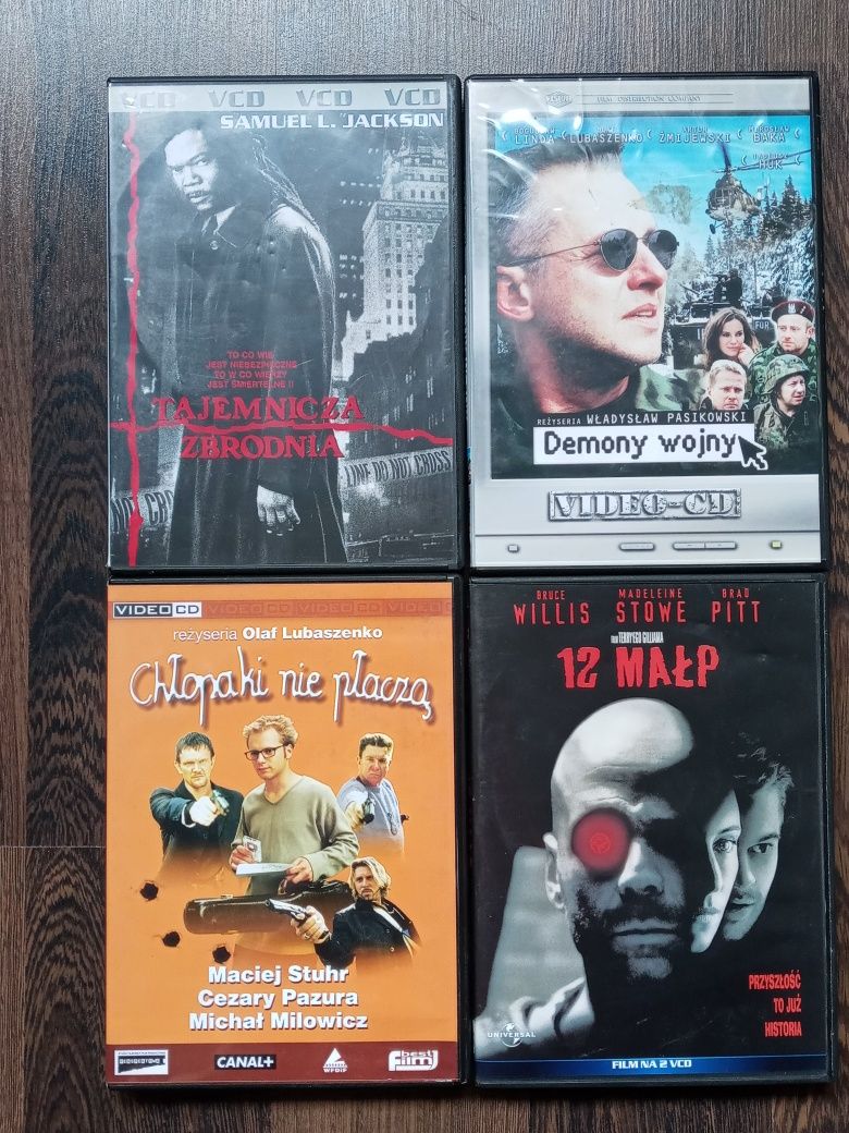 Filmy VCD zestaw 3 cena za 4 szt.