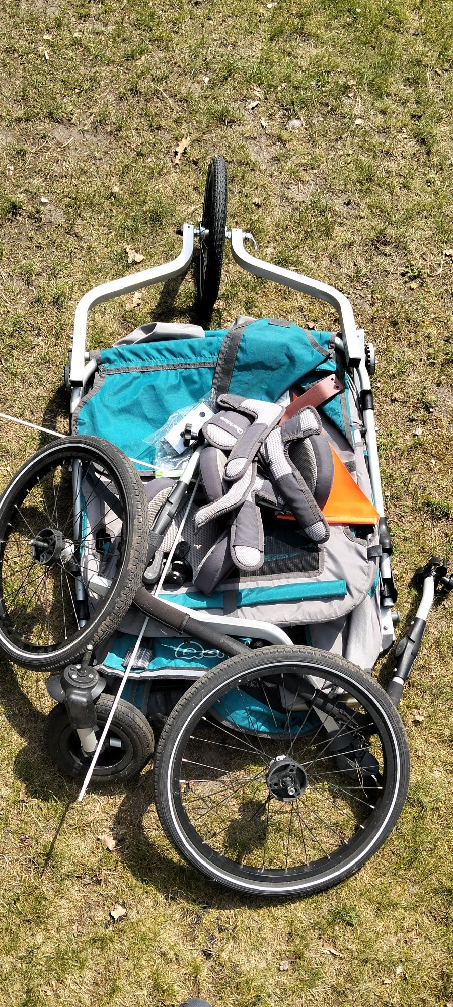 Qeridoo speedkid2 Przyczepka rowerowa Wózek biegowy