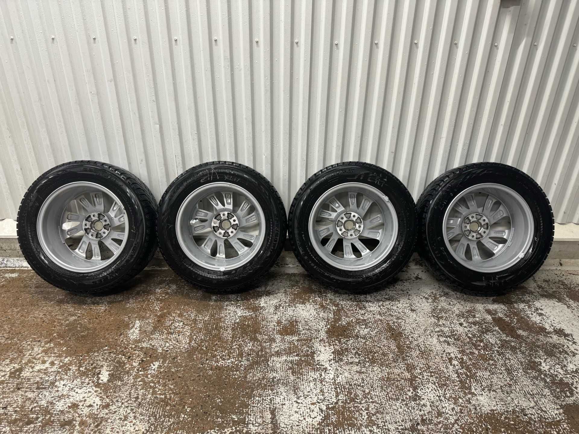 Koła alufelgi z oponami 225/60/17 5x114.3 TPMS Hyundai Tucson jak nowe