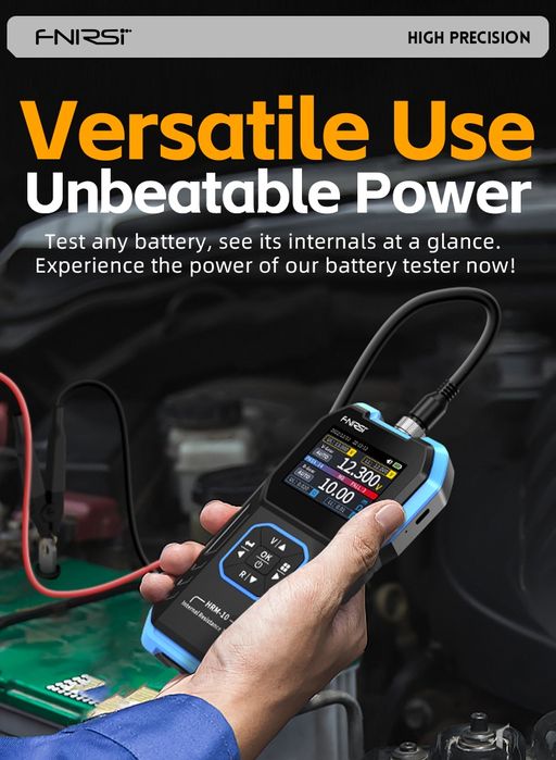 FNIRSI HRM-10 Тестер внутреннего сопротивления аккумулятора