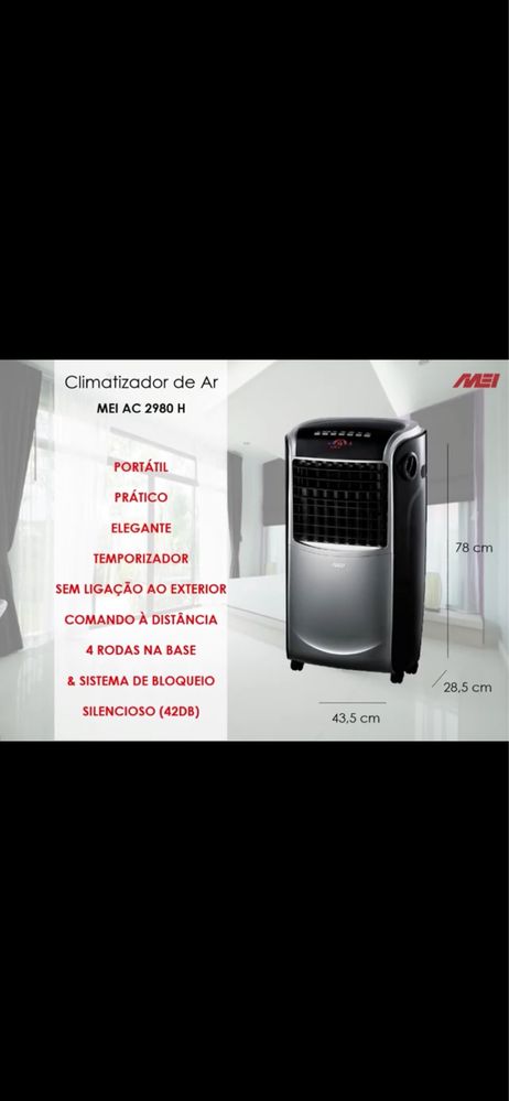 Climatizador (frio/quente/purificador)