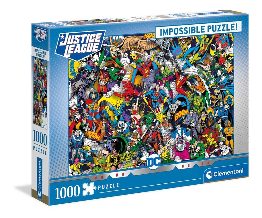 CLEMENTONI 39599 puzzle 1000 elementów IMPOSSIBLE DC COMICS