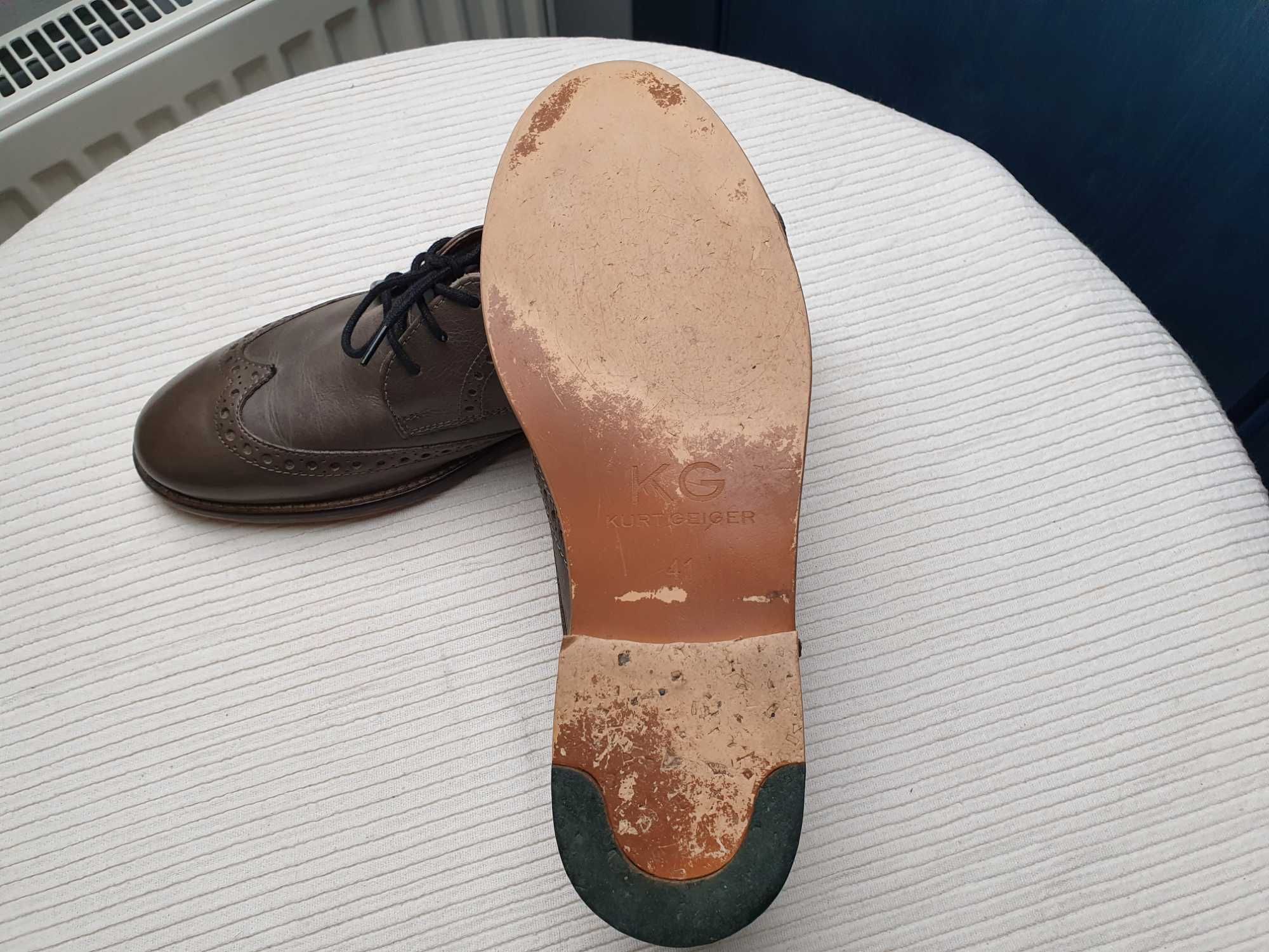 KG Kurt Geiger klasyczne buty brogsy roz. 41