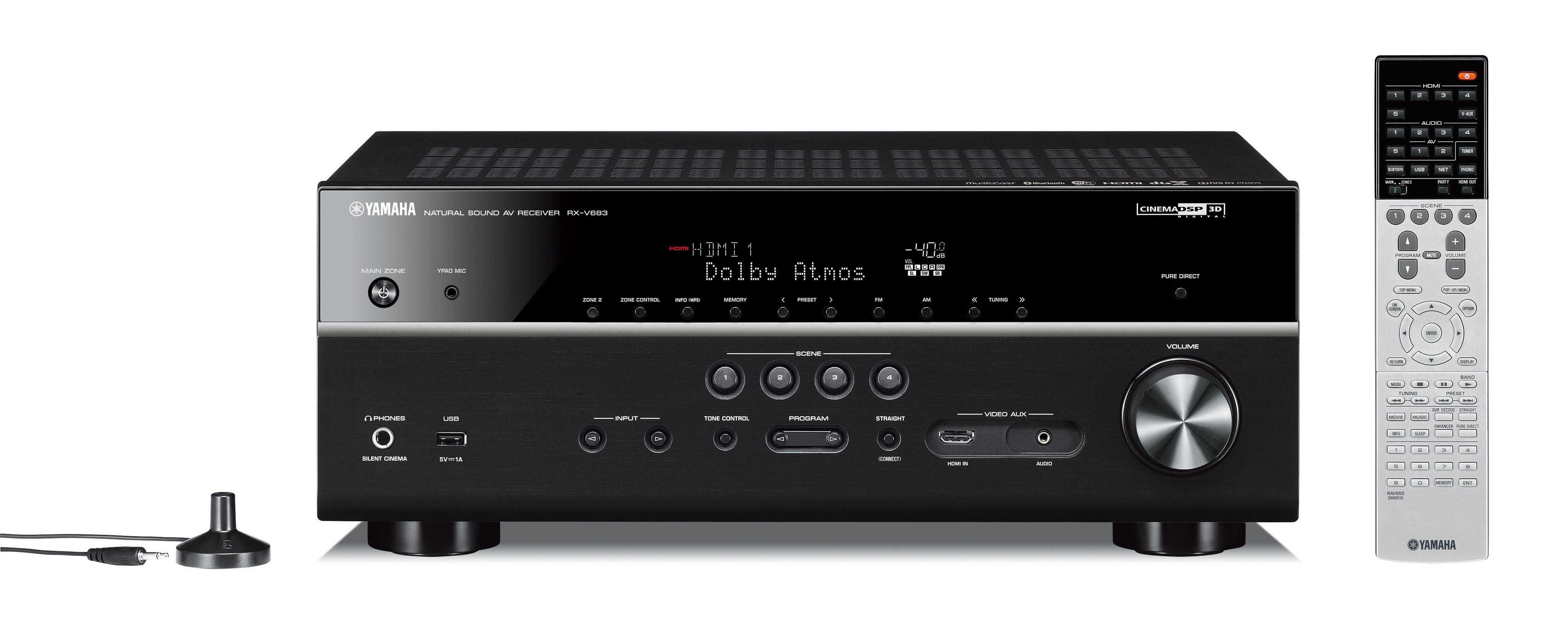 Yamaha RX V683 Dolby Atmos & Vision DTS:X Wi-fi BT USB AV-Receiver