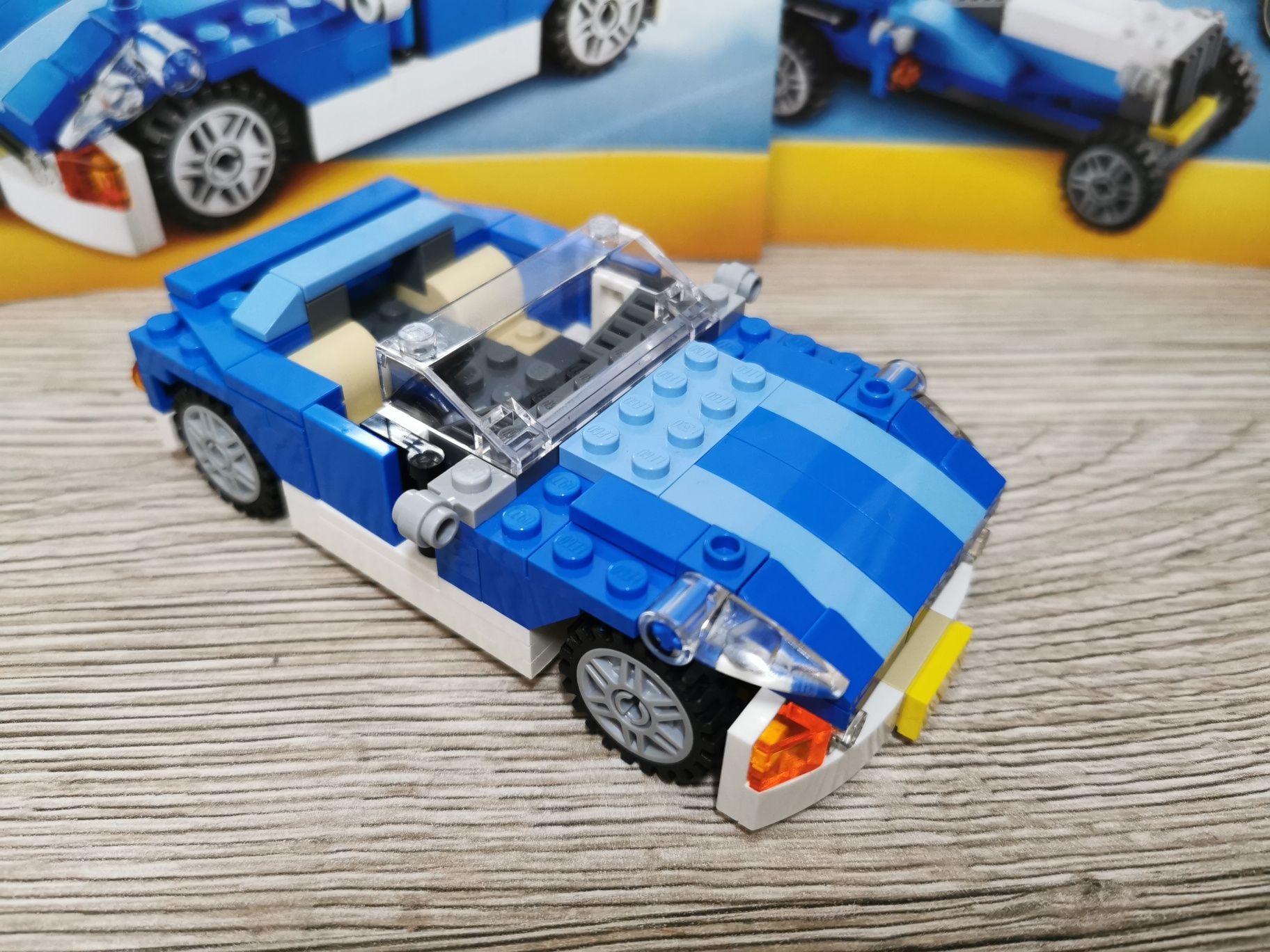 Lego Creator 6913 3w1 Blue Roadster kompletny