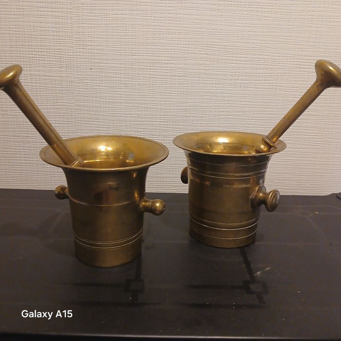 Mosiężne moździerze