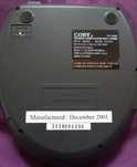 MP-3 Player COBY MP-CD900