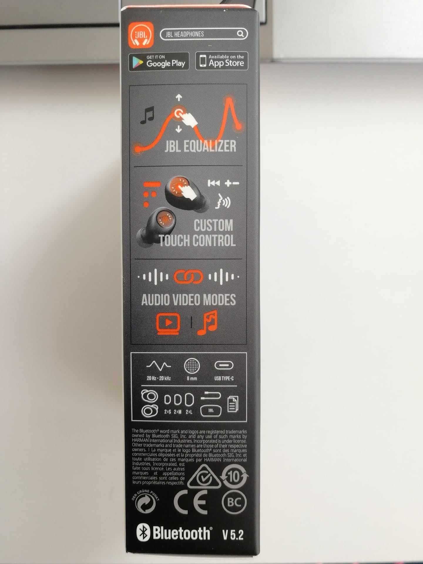 Навушники вкладиші бездротові TWS JBL Wave Vibe Buds Black Наушники