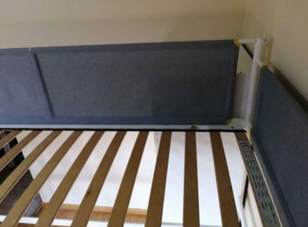 Cama ikea alta com colchão