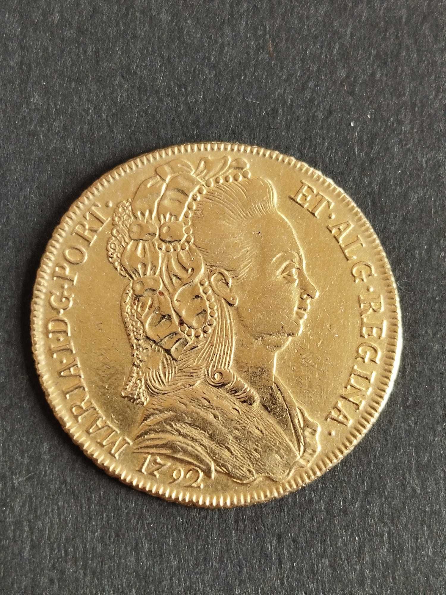 1792 - Peça (Lisboa) de D. Maria I - Ouro