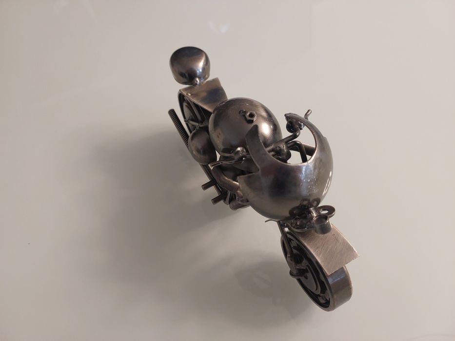 Piękny Motocykl Motor Metalowy REPLIKA NA PREZENT ŚRUBY