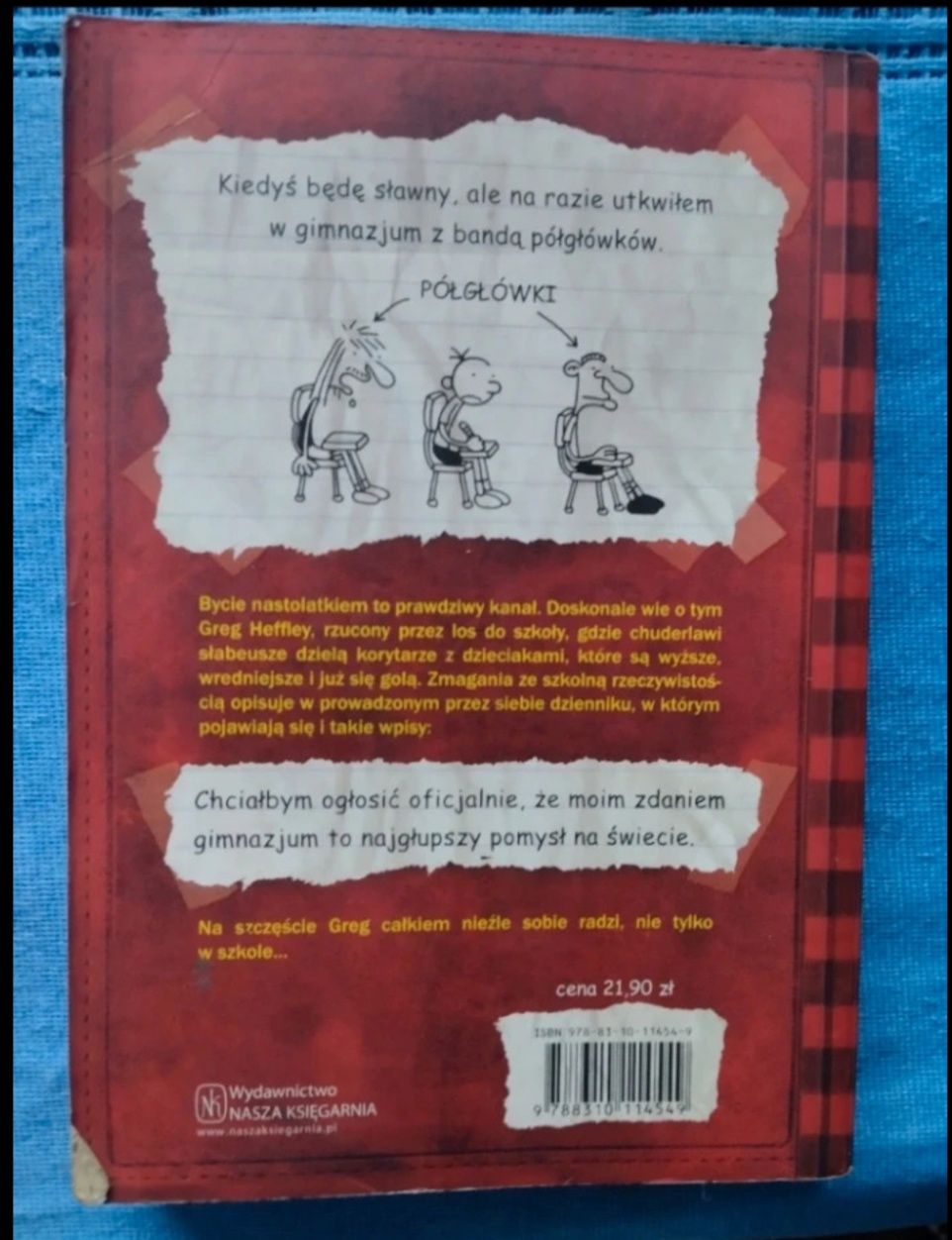 Książka dziennik cwaniaczka