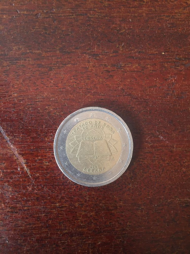 Moedas diferentes de 2 euros raras