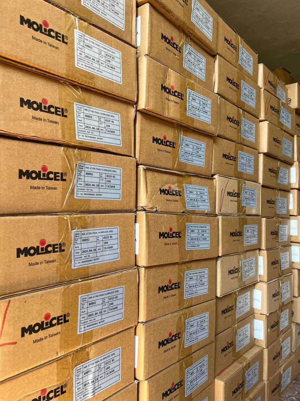 Акумулятори Molicel INR21700-P42A 4200mAh - 45A ОПТ!