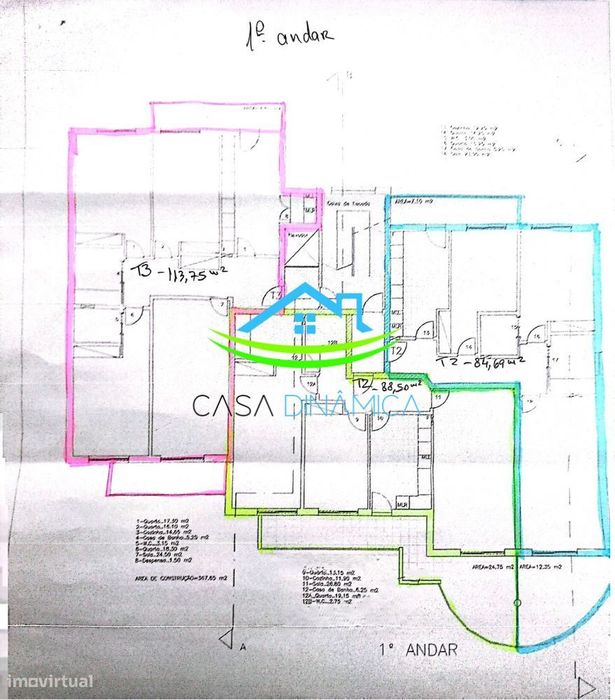 Vende se apartamento T3 novo com garagem