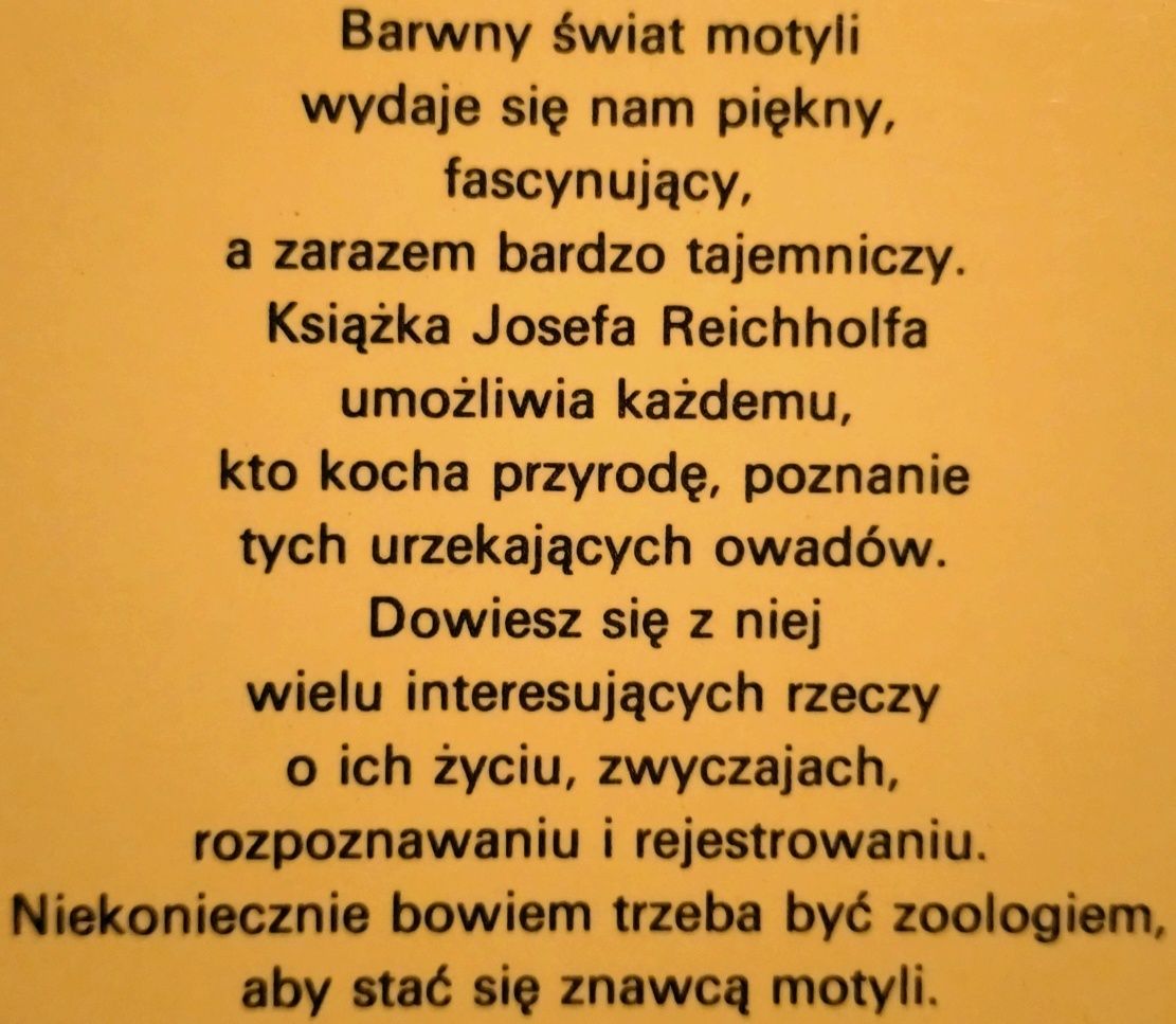 Obserwujemy motyle. Josef Reichholf